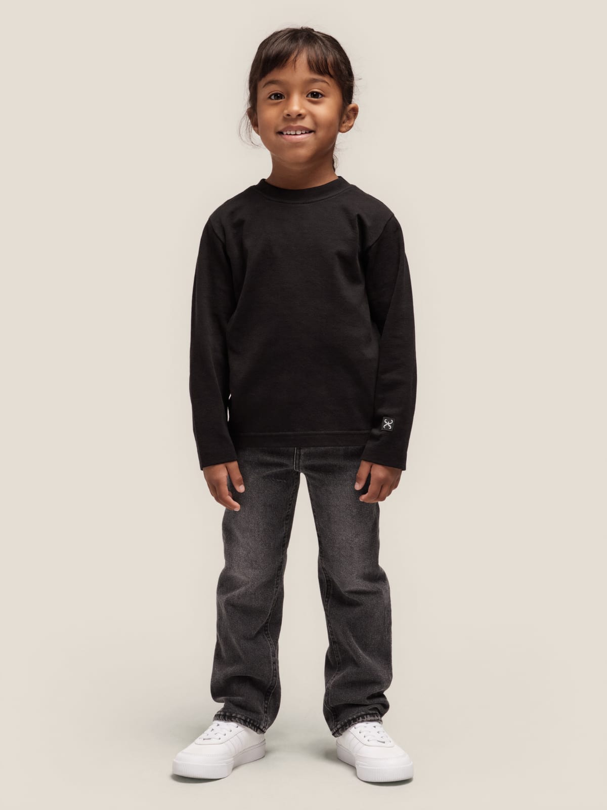 Long-Sleeve Cotton Top