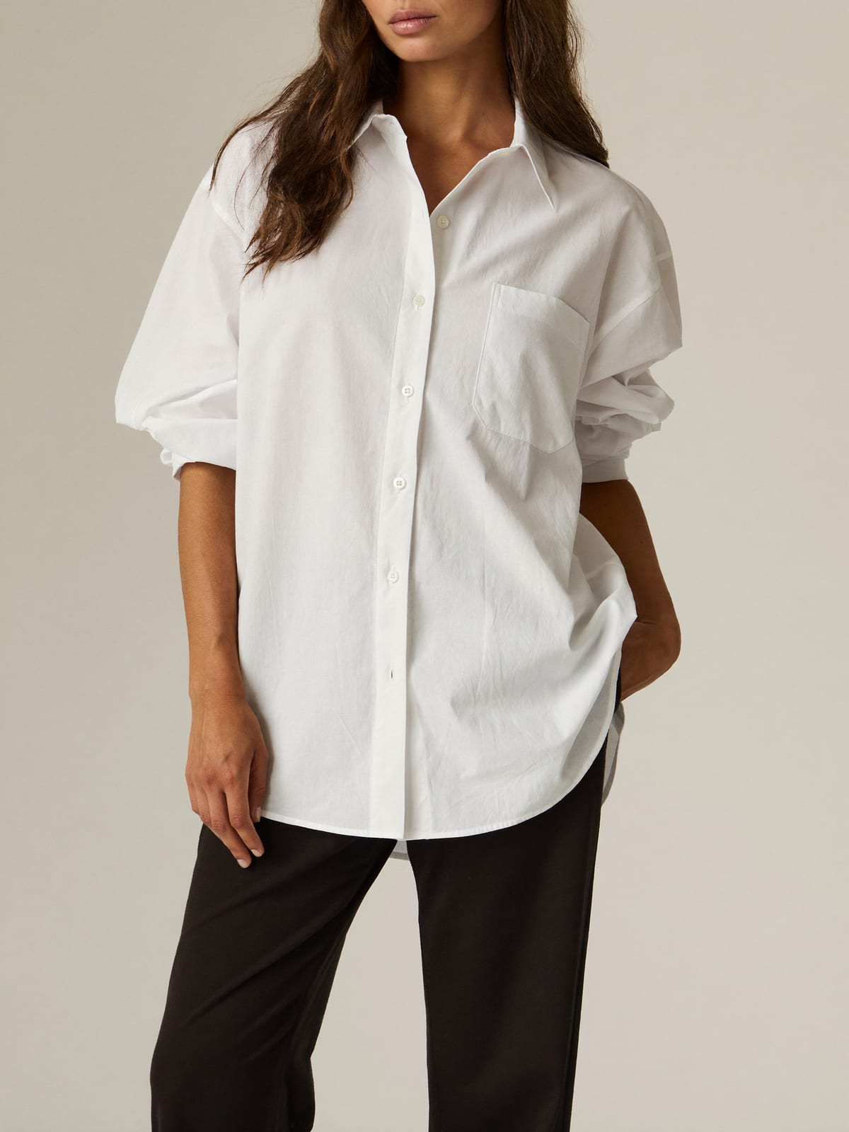 Oversized Poplin Shirt